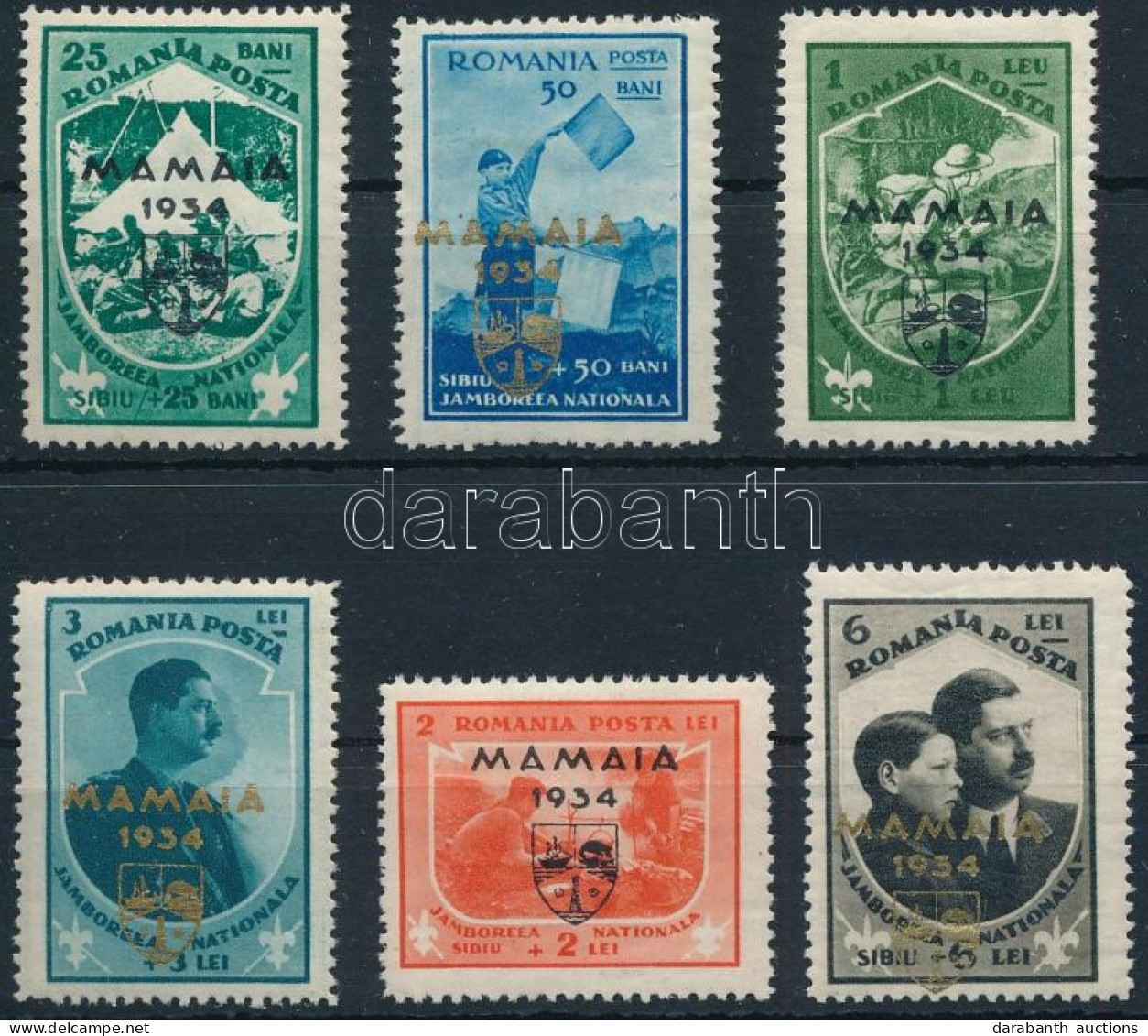 ** Románia 1934 Mi 468-473 (Mi EUR 110,-) - Andere & Zonder Classificatie