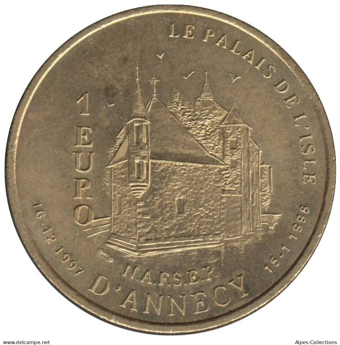 ANNECY - EU0010.4 - 1 EURO DES VILLES - Réf: T233 - 1997 - Euros Of The Cities