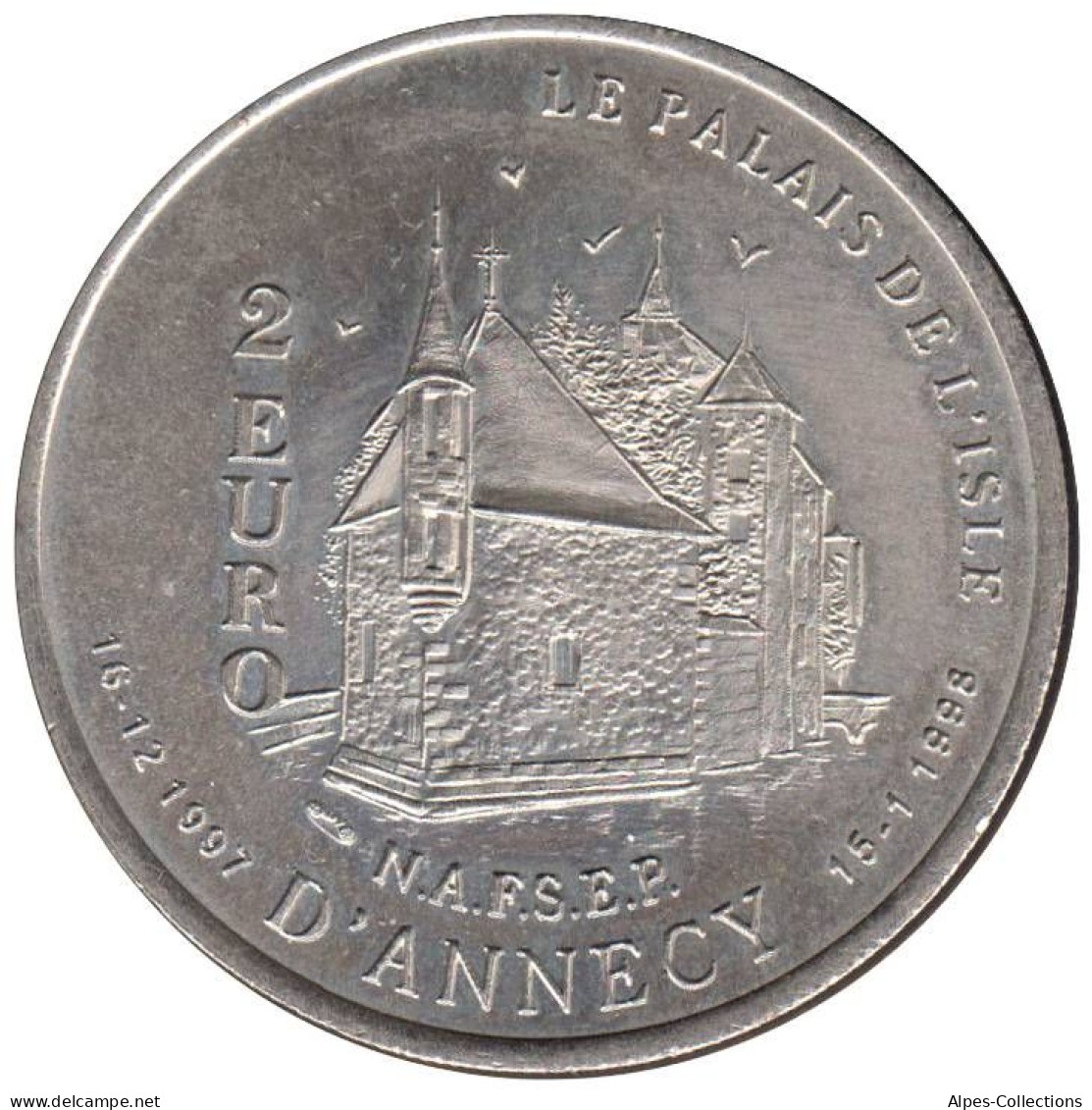 ANNECY - EU0020.1 - 2 EURO DES VILLES - Réf: T234 - 1997 - Euros Of The Cities