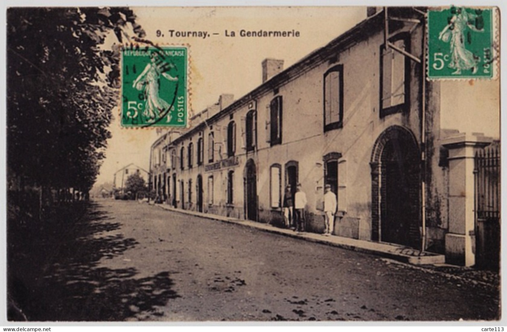 65 - B21992CPA - TOURNAY - La Gendarmerie - Bon état - HAUTES-PYRENEES - Tournay