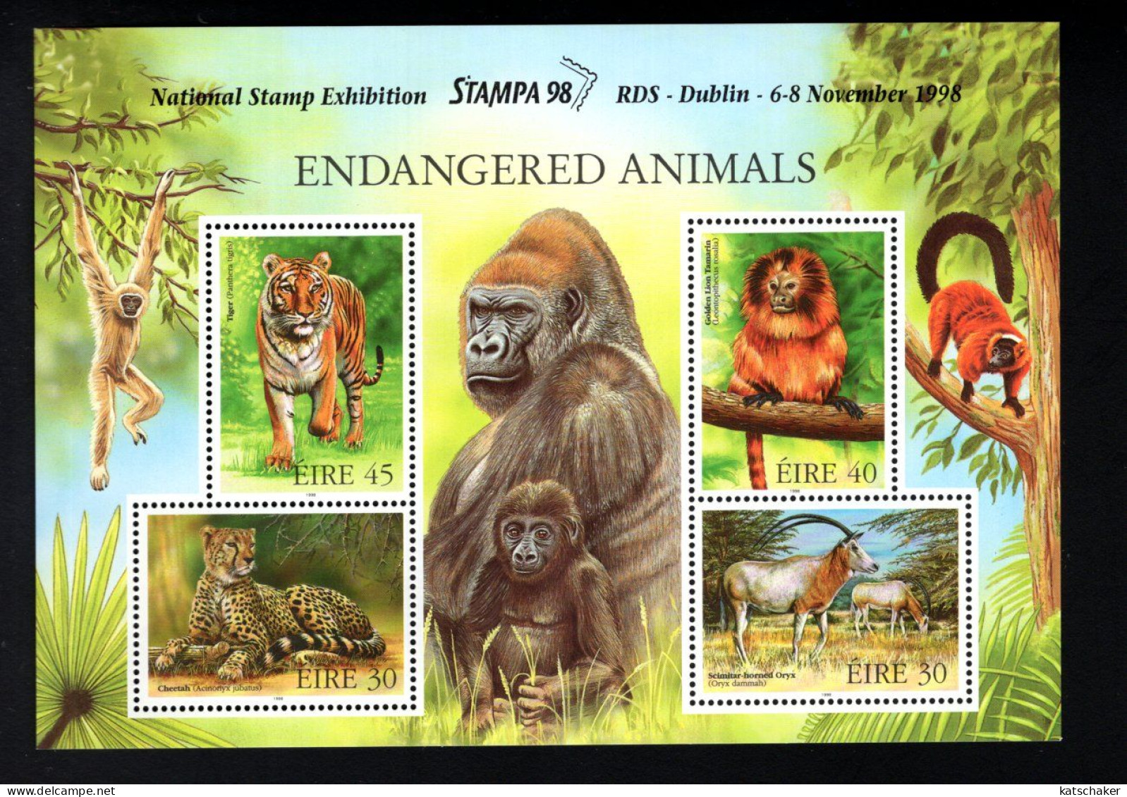 1987477303 1998 SCOTT 1156B (XX) POSTFRIS MINT NEVER HINGED - FAUNA - ENDANGERED ANIMALS - Ungebraucht