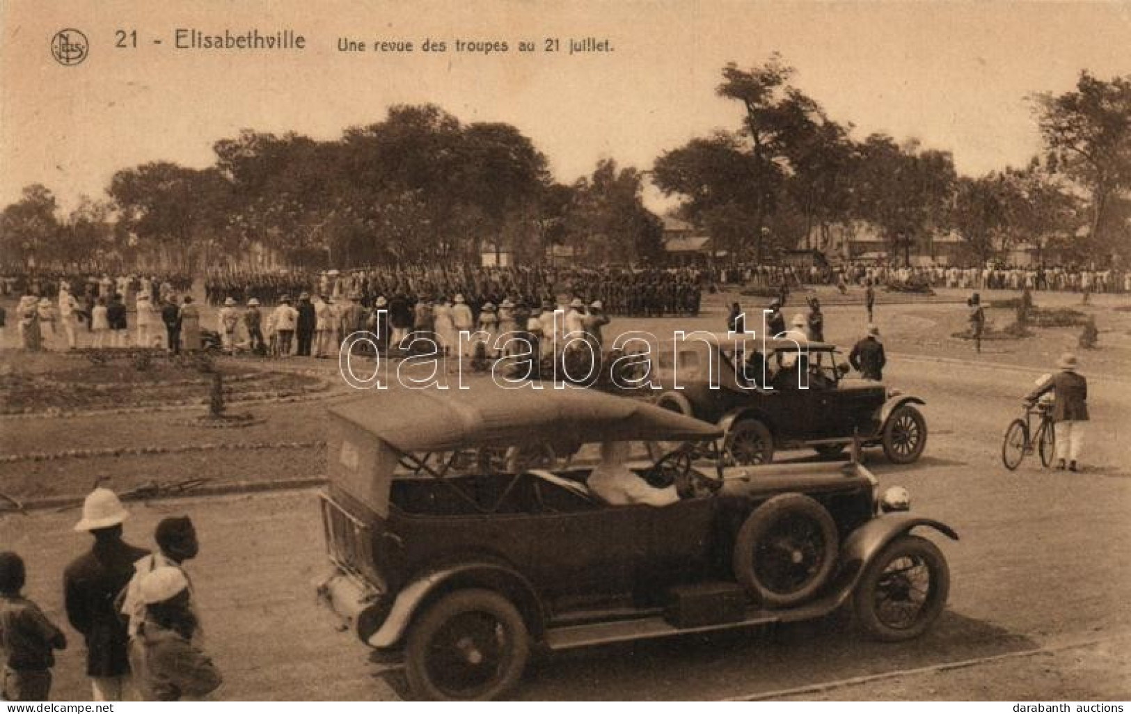 T2/T3 Lubumbashi, Elisabethville; Marching Troop, Automobiles (EK) - Non Classés