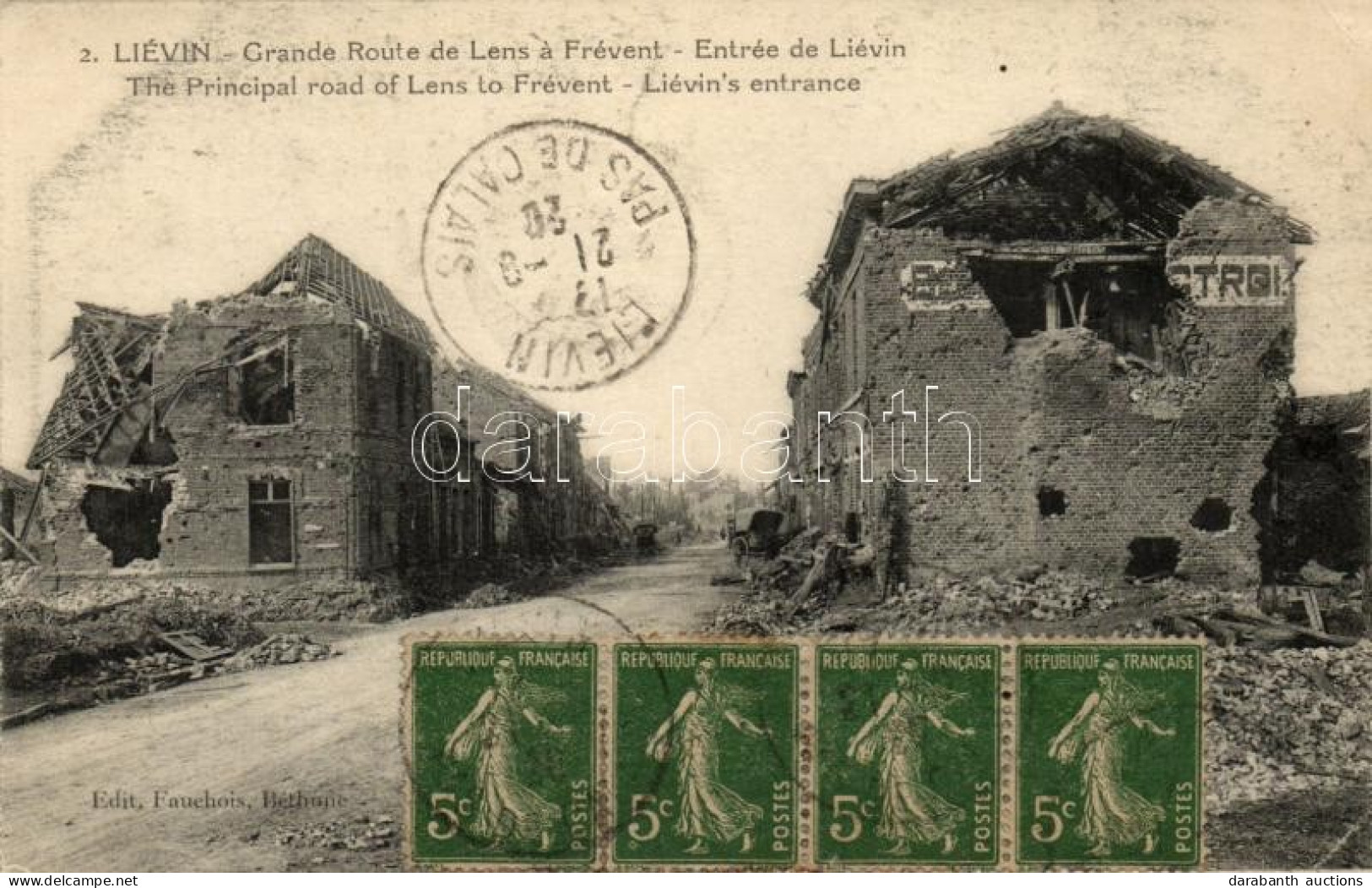 T2/T3 Liévin, WWI Destroyed Principal Road (EK) - Non Classés