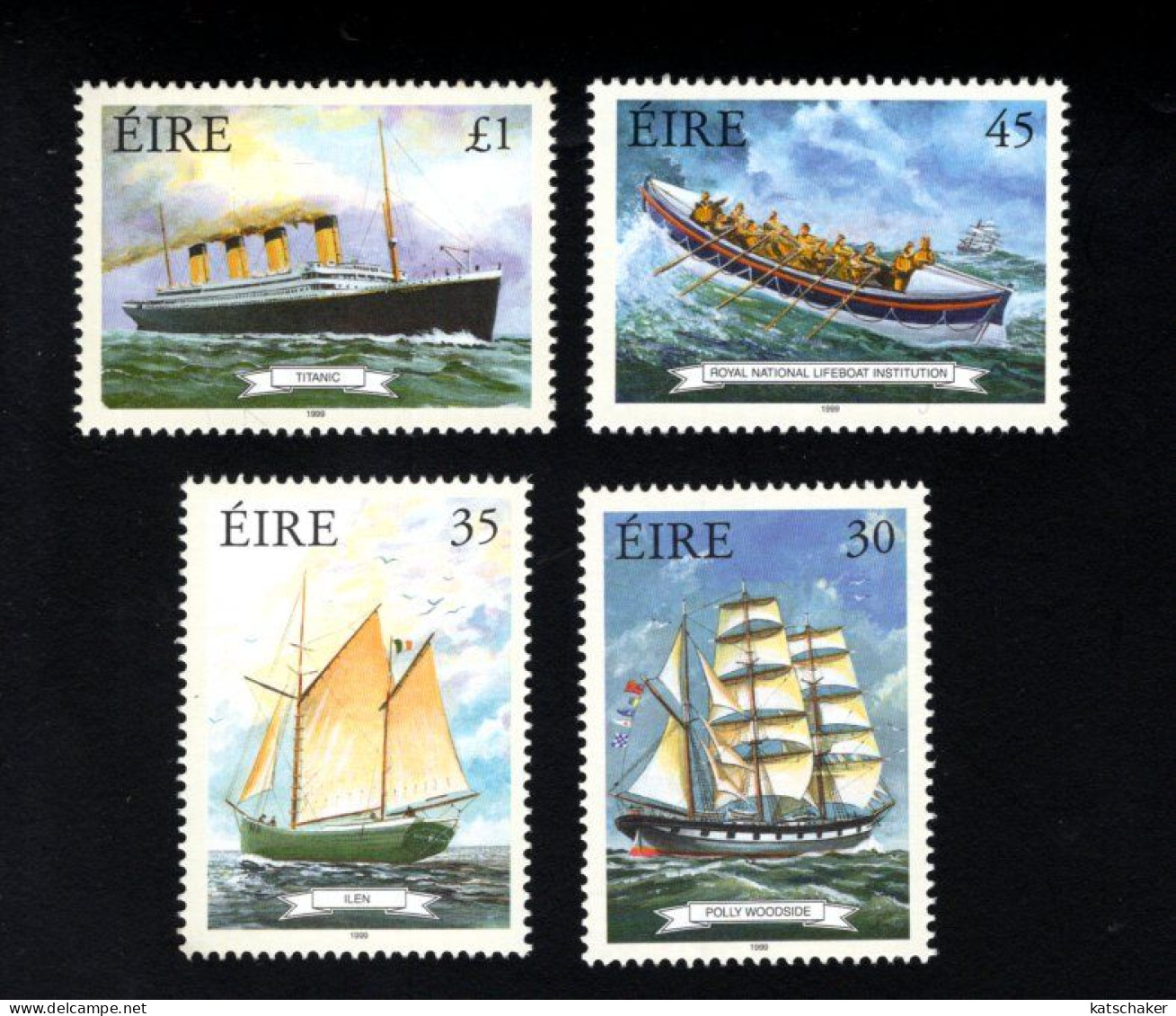 1987488676 1999 SCOTT 1169 1172 (XX) POSTFRIS MINT NEVER HINGED - MARITIME HERITAGE - SHIPS - Ungebraucht