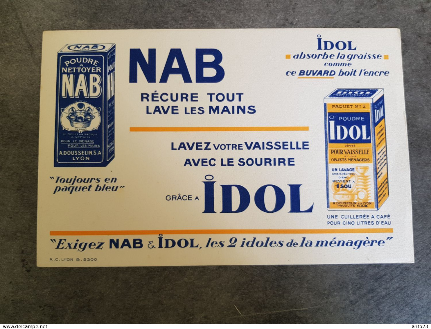 Buvard Nab Et Idol - Wassen En Poetsen