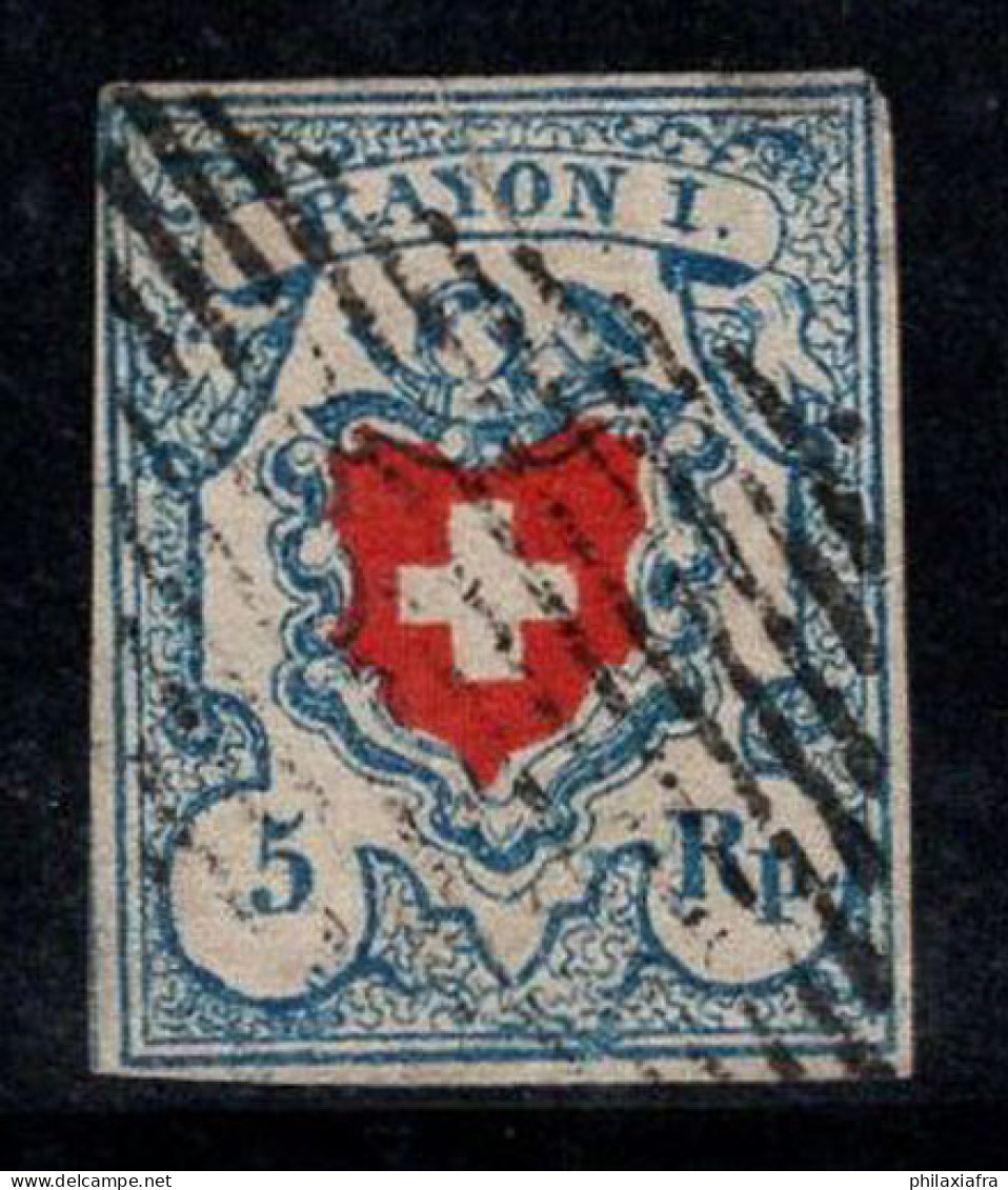 Suisse 1850 Mi. 7 Oblitéré 20% 50 Rp, Crête - 1843-1852 Poste Federali E Cantonali