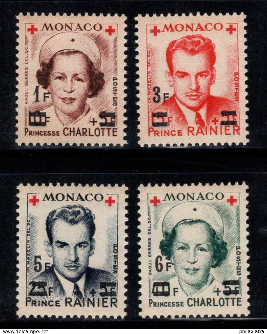 Monaco 1951 Mi. 451A-454A Neuf ** 100% Croix-Rouge - Sonstige & Ohne Zuordnung