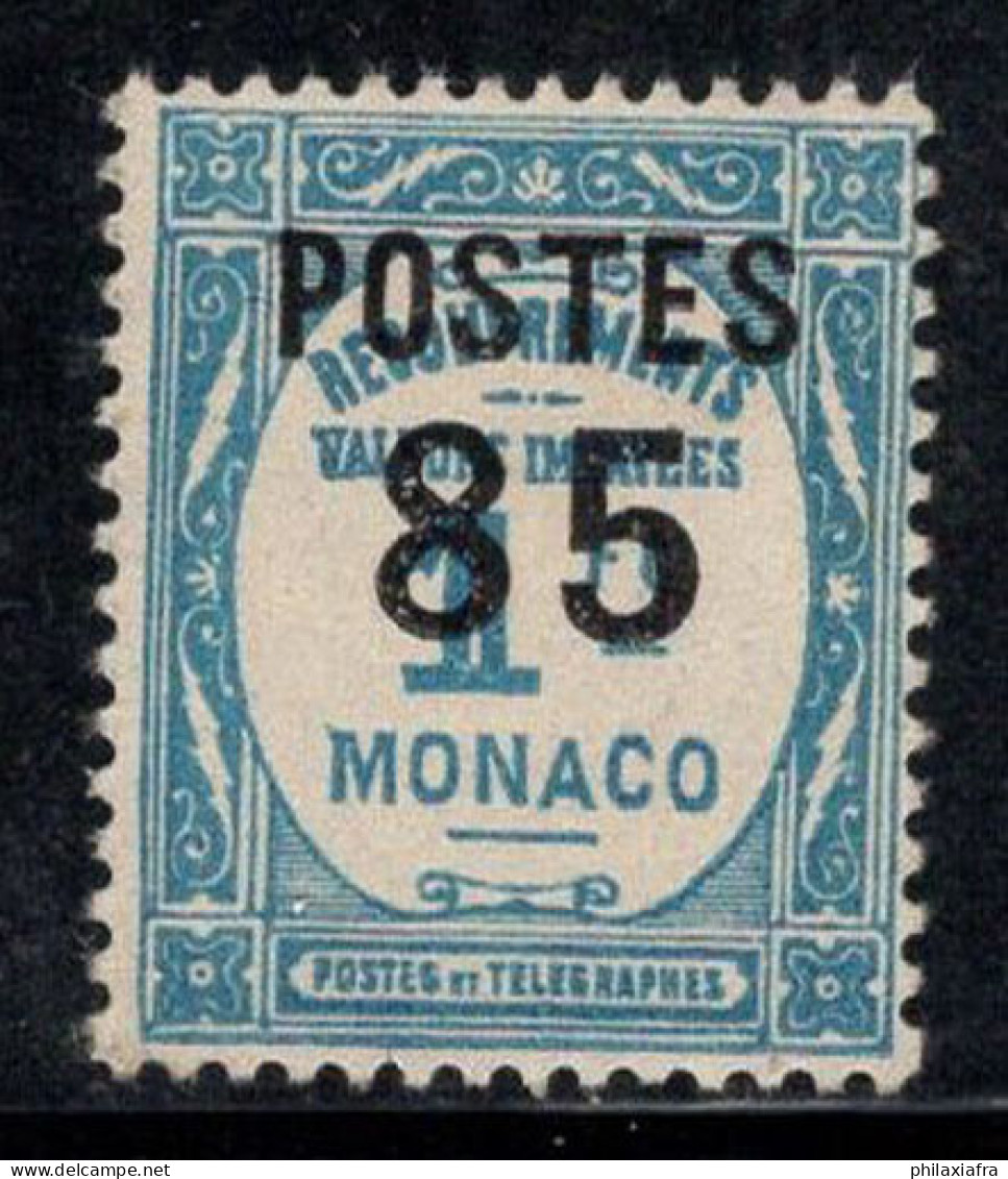 Monaco 1937 Mi. 158 I Neuf ** 100% 85 C Sur 1 FR Surimprimé - Autres & Non Classés