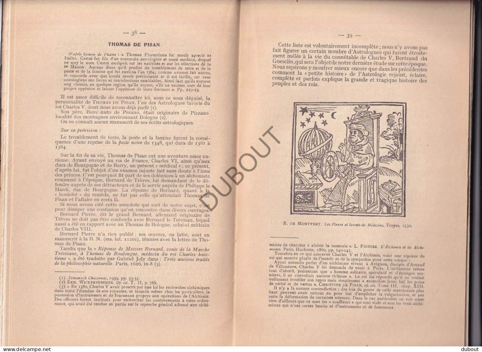 Almanach Chacornac Ephémérides Astronomiques 1942 (S357) - Oud