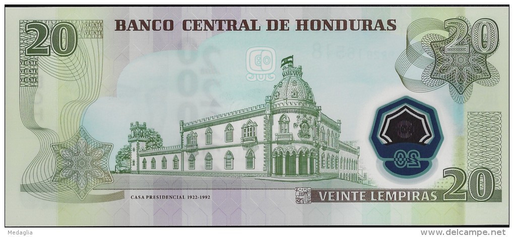 HONDURAS - 20 Lempira 2008 - UNC - Honduras