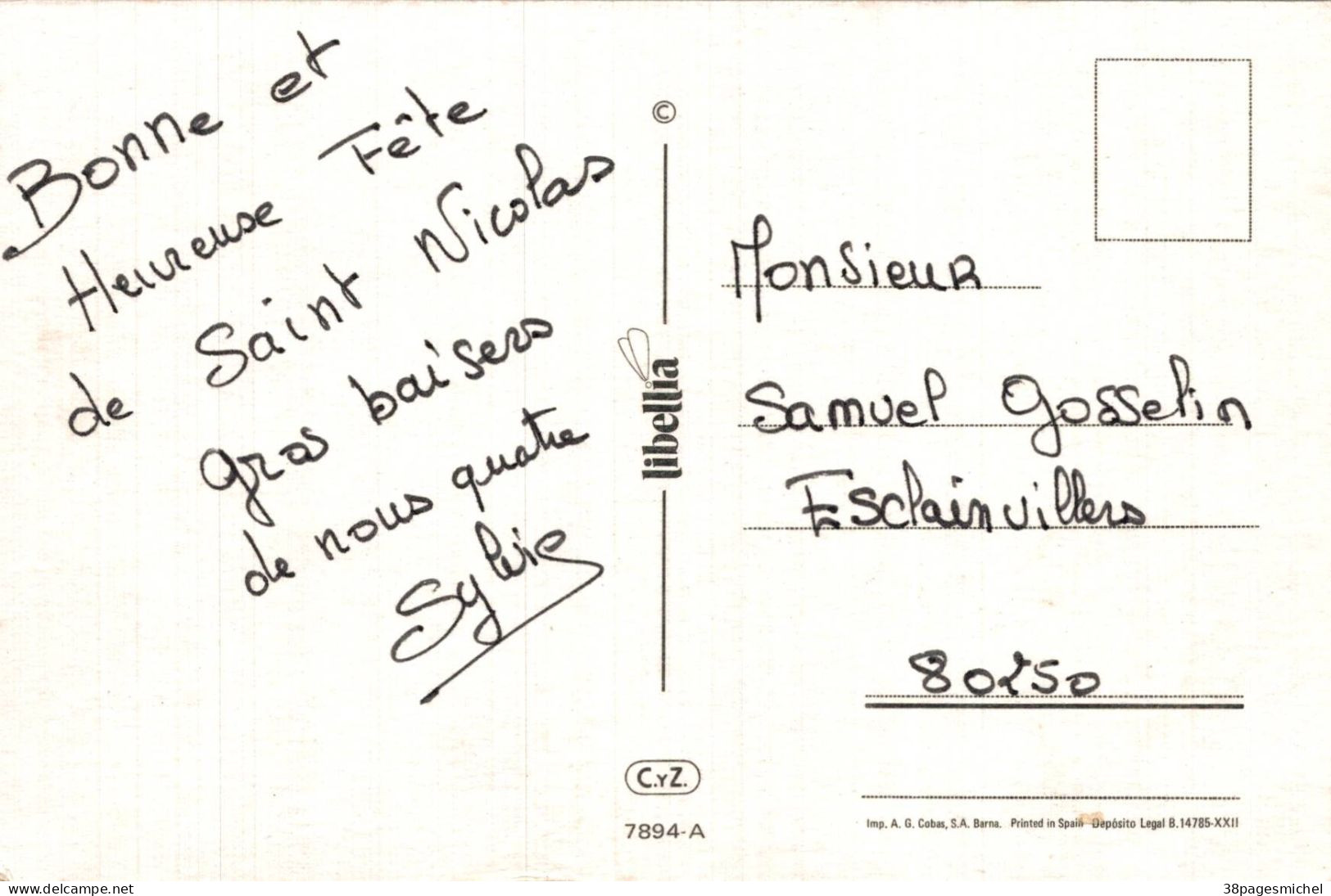 K1403 - SAINT NICOLAS - Lot De 4 Cartes Postales - Saint-Nicolas