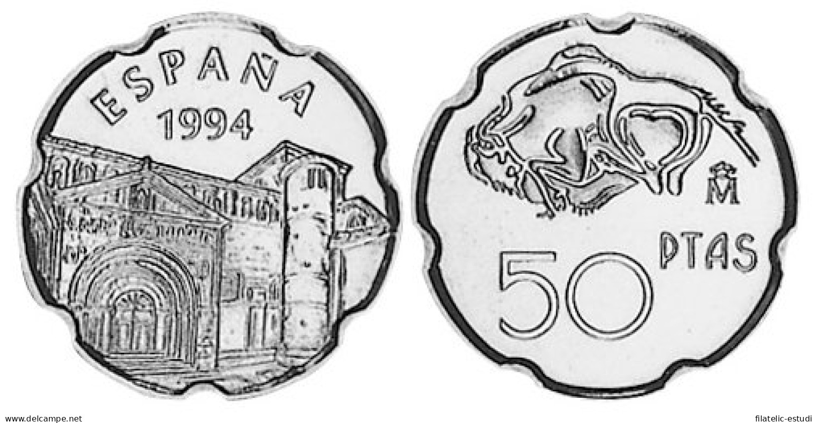 España Juan Carlos 50 Pesetas JC 1994 Cantabria - [ 4] 1975-…: Juan Carlos I.