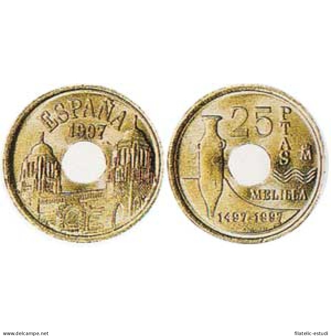 España Juan Carlos 25 Pesetas JC 1997 Madrid - [ 4] 1975-… : Juan Carlos I