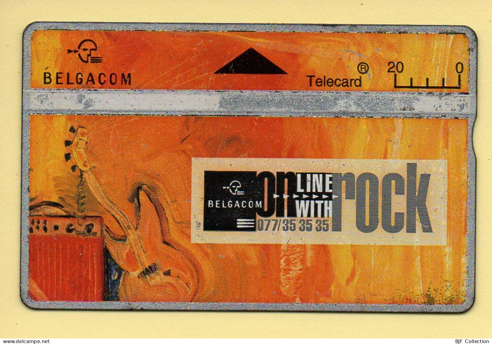 Télécarte : Belgique : BELGACOM / ON LINE WITH ROCK - Senza Chip