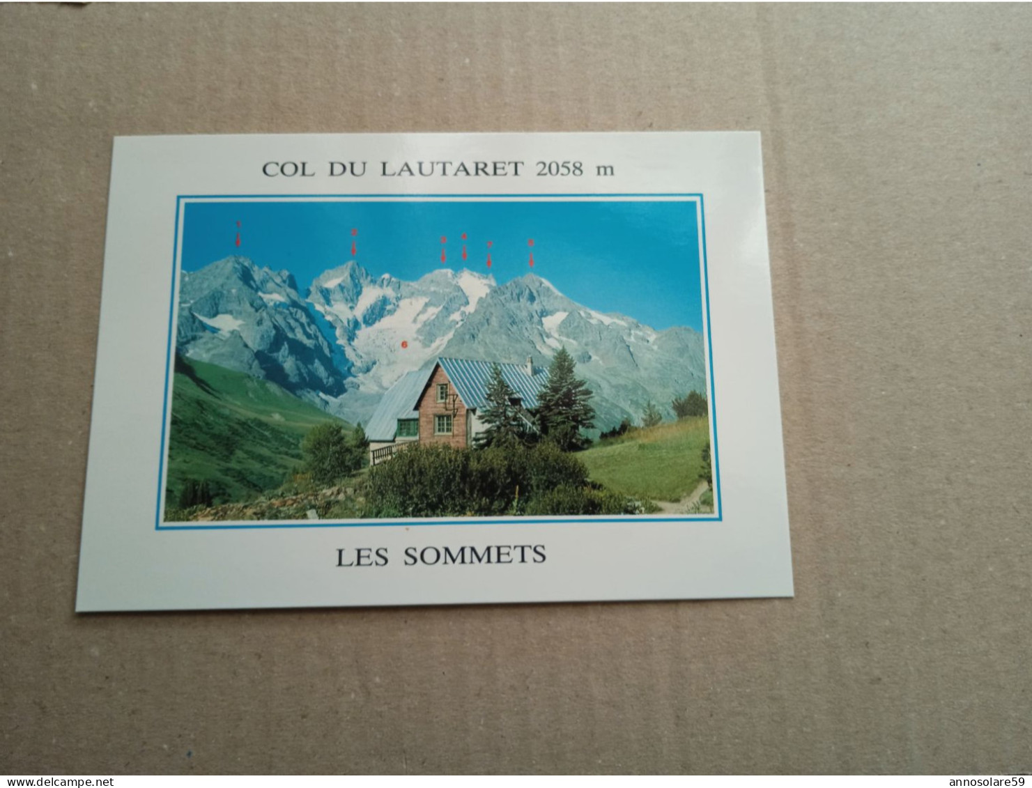 CARTOLINE: COL DU LAUTARET Mt.2058 - COL DU LAUTARET Mt. 2058  - LES SOMMETS - NON VIAGGIATA - F/G - COLORI - Rivoli