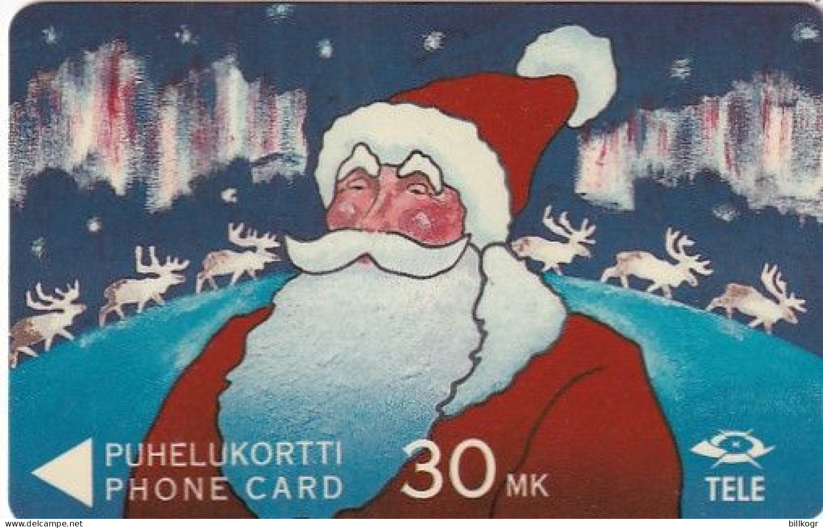 FINLAND(GPT) - Santa Claus, CN : 3FINC/B, Tirage 25000, 03/91, Mint - Finland