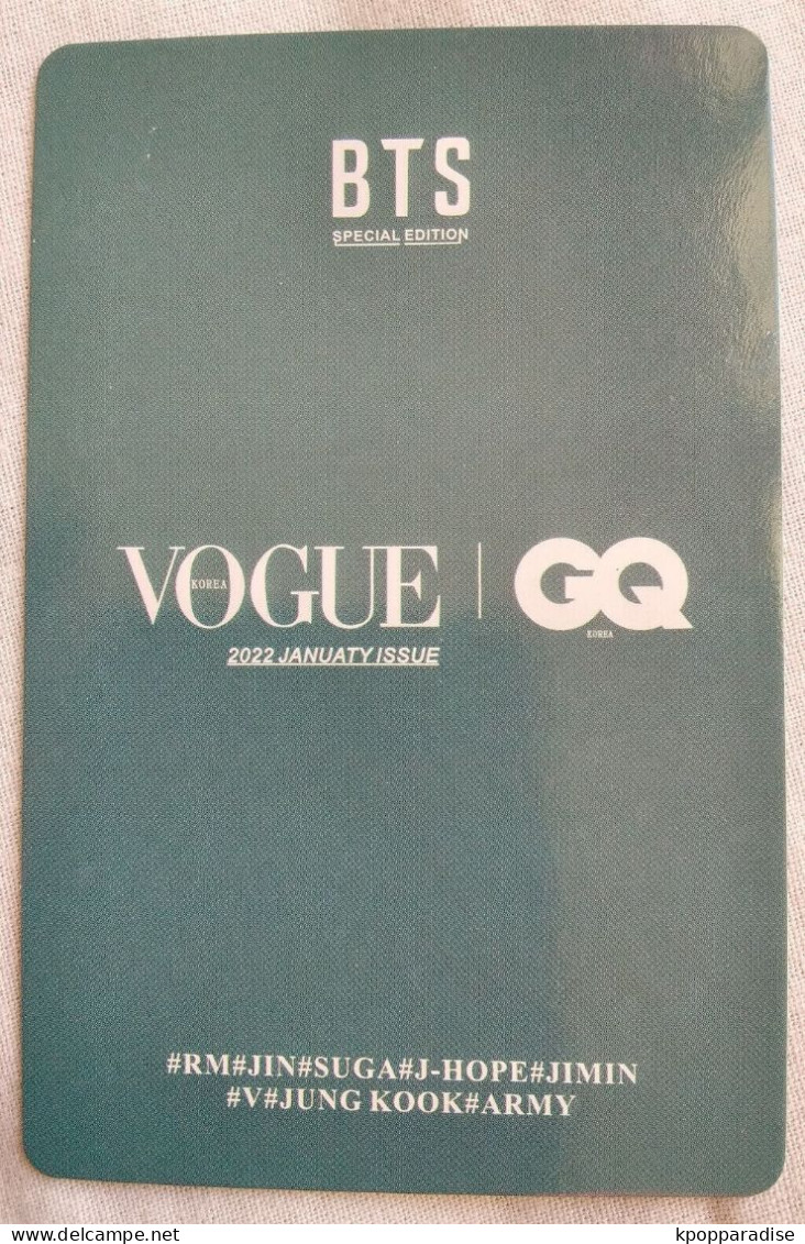Photocard Au Choix BTS  Vogue GQ  Jimin - Altri Oggetti