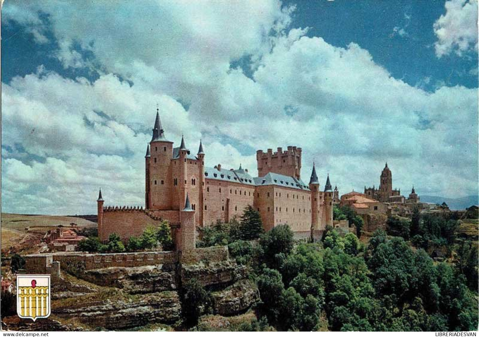 Postal Segovia. El Alcázar Y Catedral No. 4 - Sonstige & Ohne Zuordnung