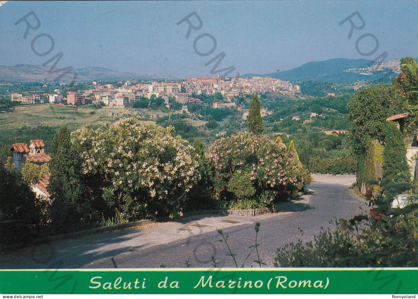 CARTOLINA  C3 MARINO,ROMA,LAZIO-PANORAMA DA SUD-STORIA,MEMORIA,CULTURA,RELIGIONE,BELLA ITALIA,VIAGGIATA 1990 - Panoramic Views