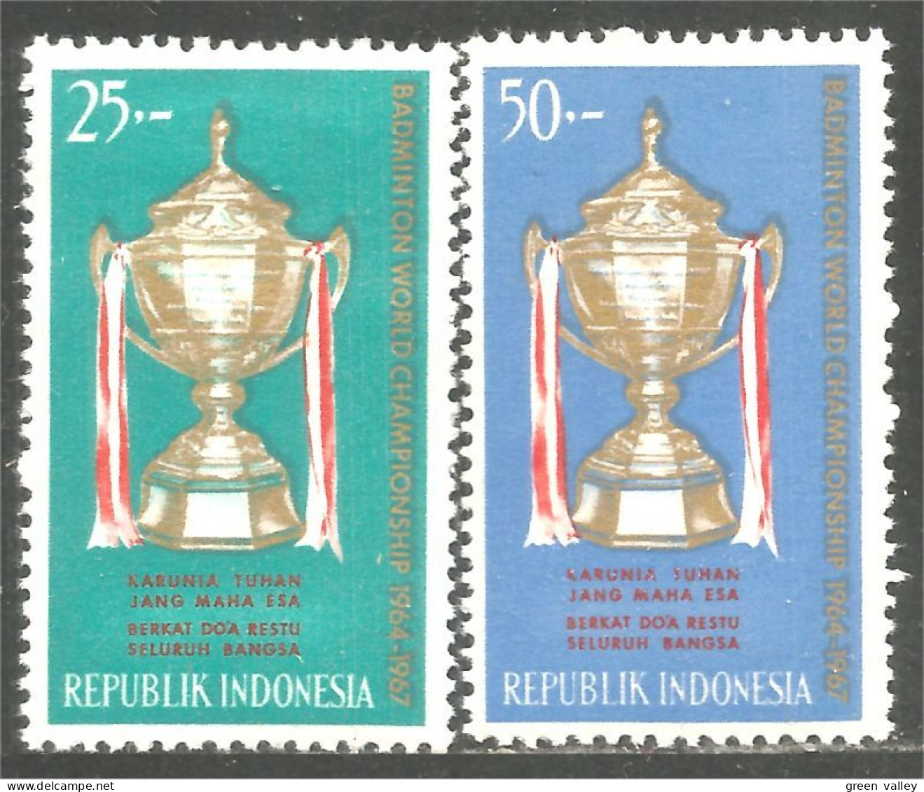 500 Indonesia 1964 Badminton Thomas Cup **-* (IDS-150) - Badminton