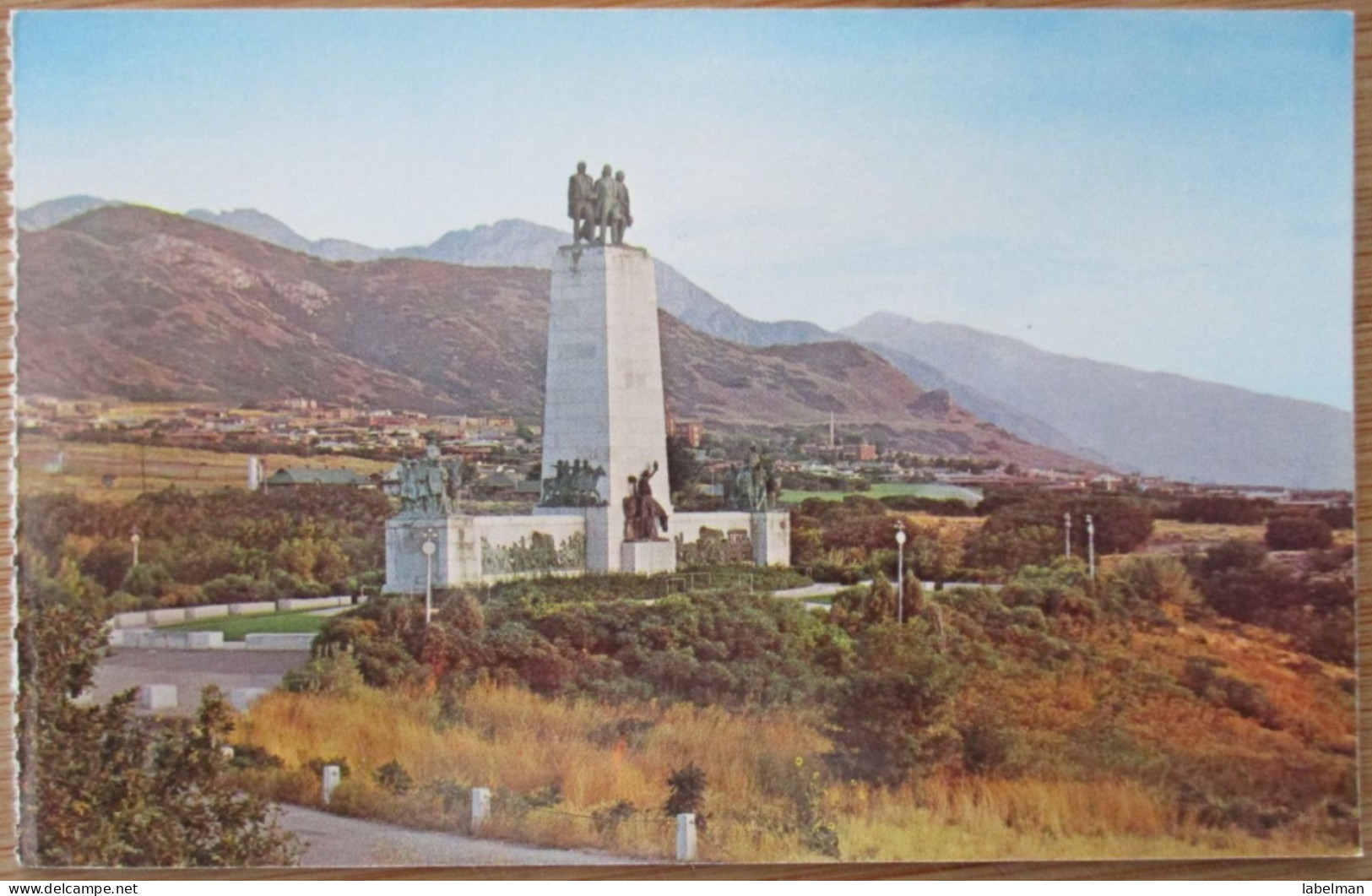 THIS IS THE PLACE MONUMENT UTAH LAKE CITY USA UNITED STATES CARD ANSICHTSKARTE CARTOLINA POSTCARD PC STAMP - Salt Lake City