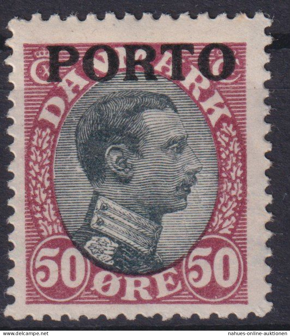 Dänemark Portomarke 7 Sauber Postfrisch Mit Falz Ausgabe 1921 - Lettres & Documents