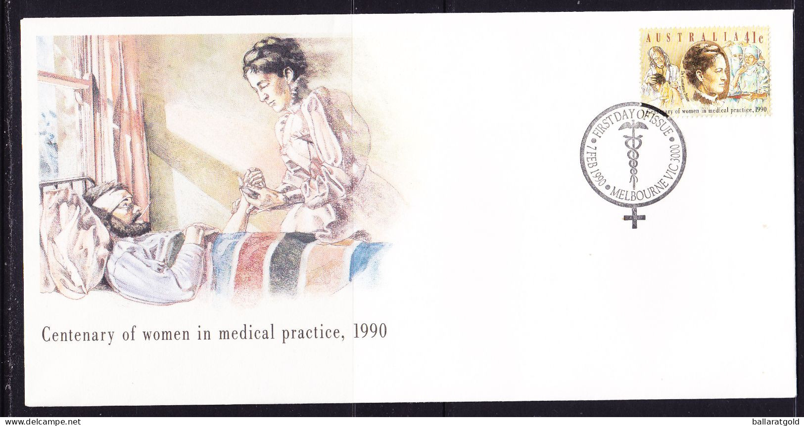 Australia 1990 Women In Medicine APM21970 First Day Cover - Lettres & Documents