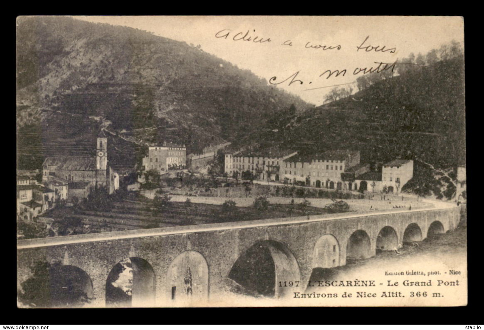 06 - L'ESCARENE - LE GRAND PONT - L'Escarène