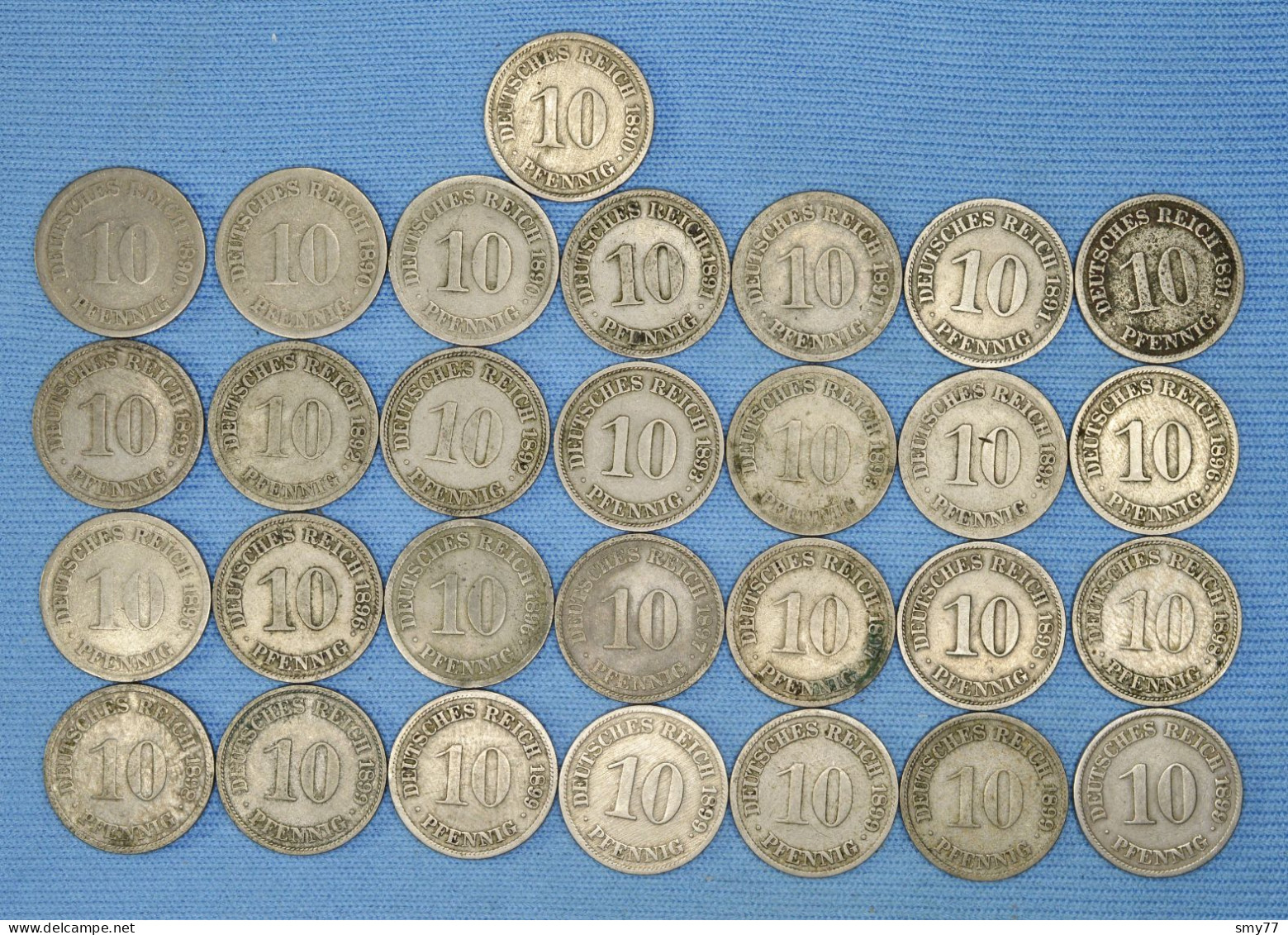 Deutsches Reich  10 Pfennig • 1890 - 1899 •  29 X  ► ALL DIFFERENT ◄ Incl. Scarcer Items • See Details • [24-290] - Collections