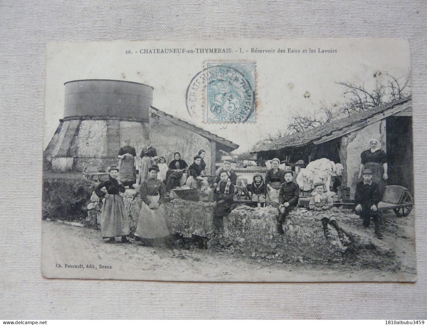 CPA 28 EURE ET LOIR - CHATEAUNEUF-en-THYMERAIS : Réservoir Des Eaux Et Les Lavoirs - Châteauneuf