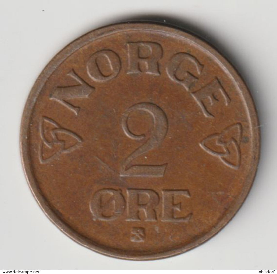 NORGE 1956: 2 Öre, KM 399 - Norvège