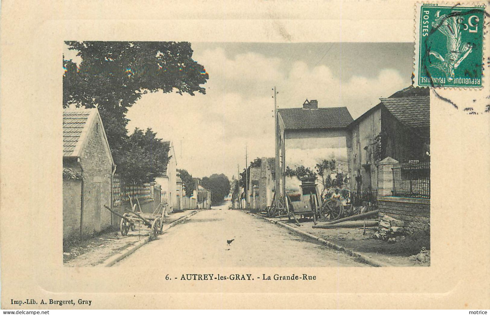 AUTREY LES GRAY - La Grande Rue. - Autrey-lès-Gray