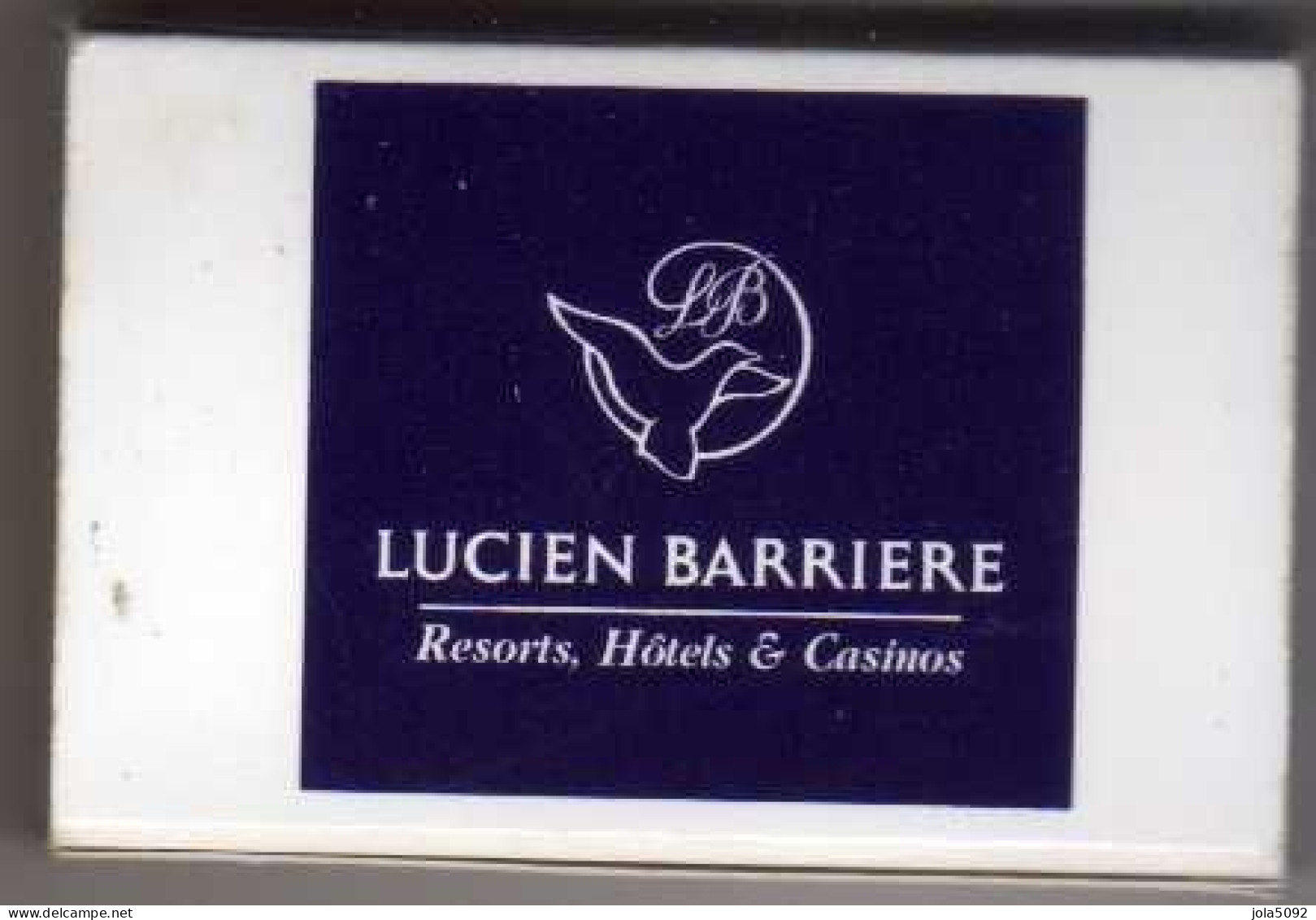 Boîte D'Allumettes - HOTEL LUCIEN BARRIERE - CASINO DE BIARRITZ - Boites D'allumettes