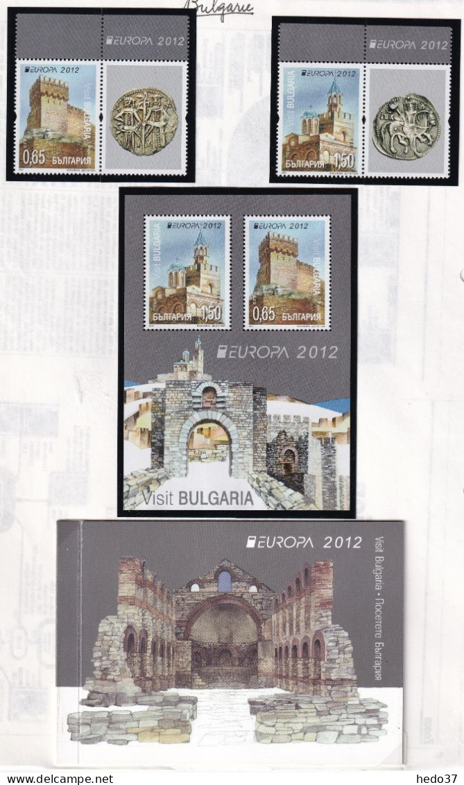 EUROPA 2012 - Bulgarie N°4310/4311 - Timbres Et Carnets - Neuf ** Sans Charnière - TB - 2012