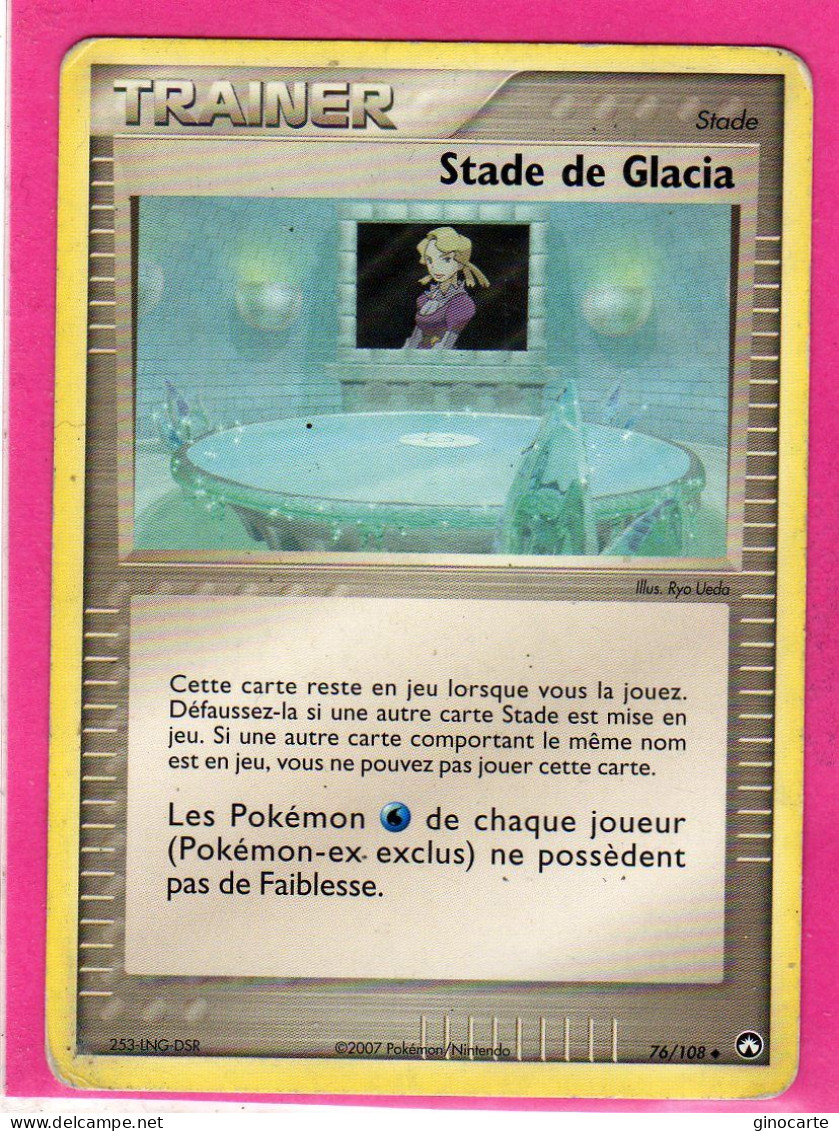Carte Pokemon 2007 Ex Gardien Du Pouvoir 76/108 Stade De Glacia Bon Etat - Ex