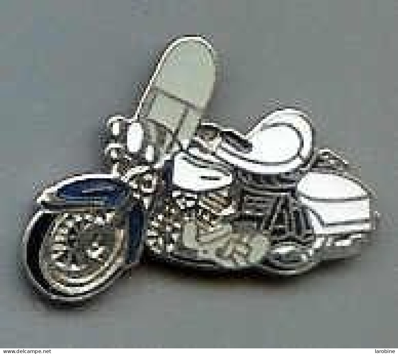 @@ Moto HARLEY DAVIDSON Blanche Démons Et Merveilles (1.5x2.1) @@mot09 - Motorräder