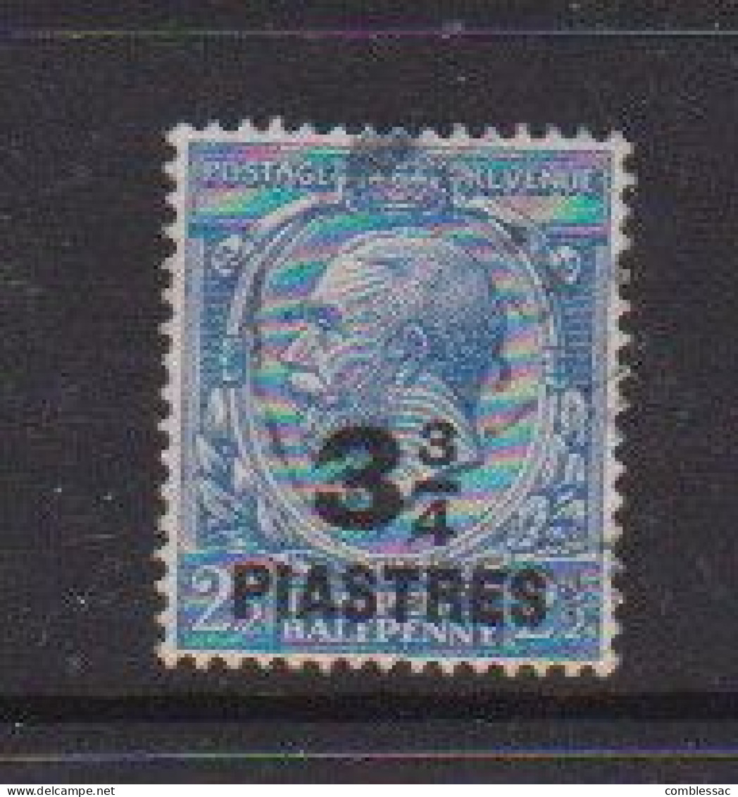 BRITISH  LEVANT    1913    3 3/4pi  On  2 1/2d  Blue    USED - Britisch-Levant