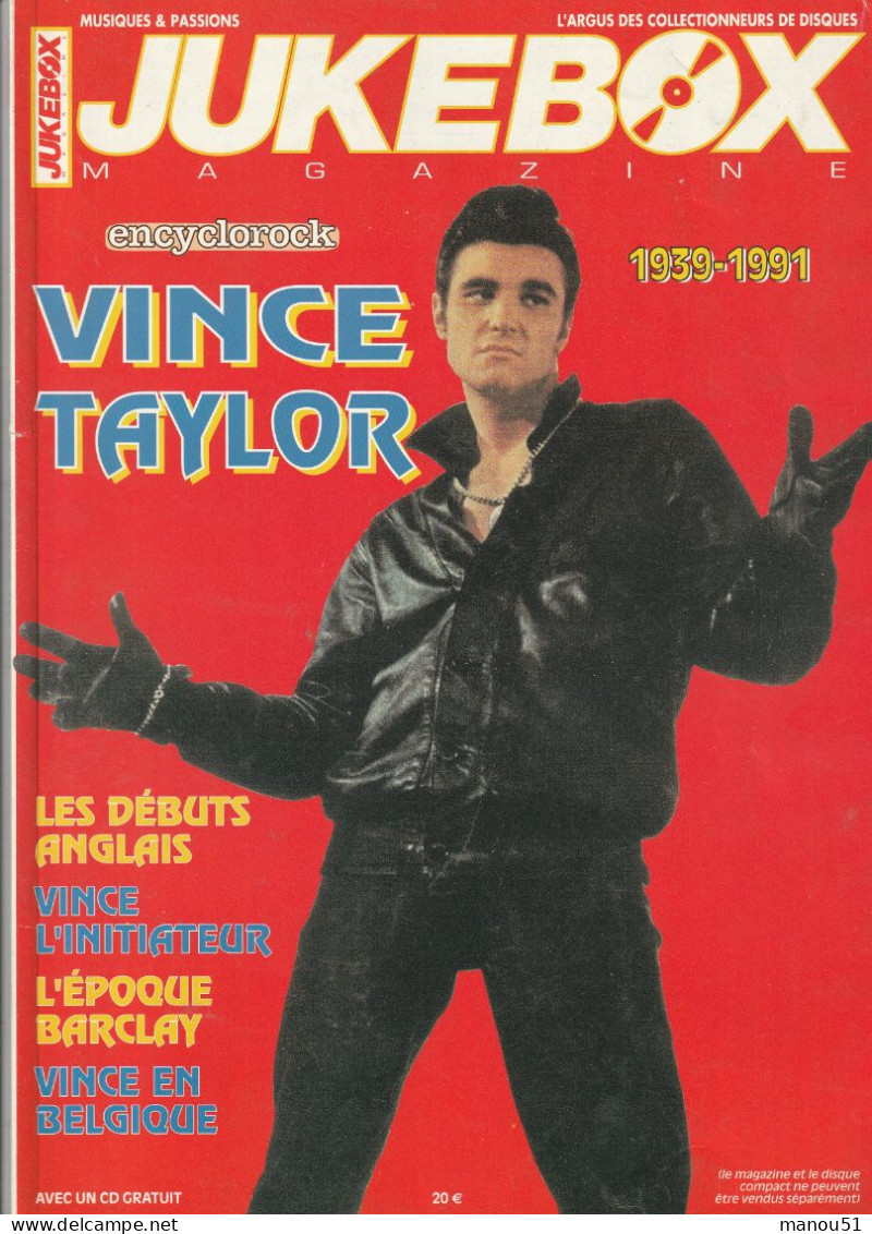 Revue JUKEBOX Magazine - Spécial Vince TAYLOR - Muziek