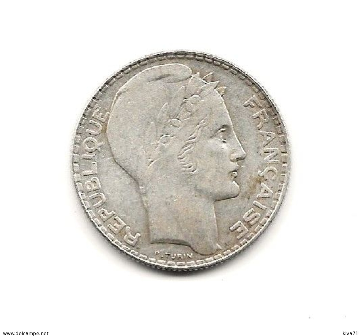 10 Francs  "Turin " 1939 ARGENT   TTB+ - 10 Francs