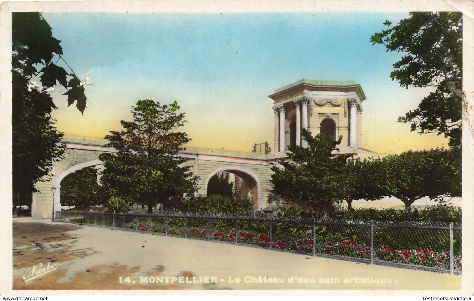 FRANCE - Montpellier - Vue Générale Sur Le Château D'au Coin Artistique - Vue De L'extérieur - Carte Postale Ancienne - Montpellier