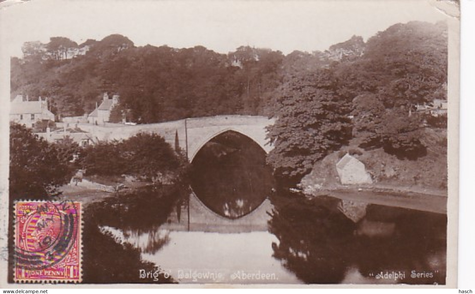 3834	132	Aberdeen, Brig O Balgownie (crease Corners) - Aberdeenshire