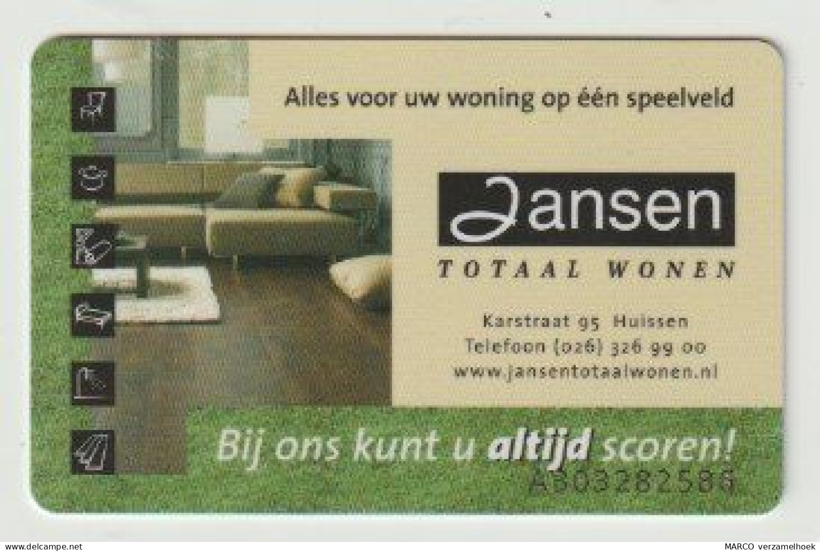 OHRA-card Gelredome Arnhem (NL) Vitesse-jansen Totaal Wonen Huissen - Non Classés