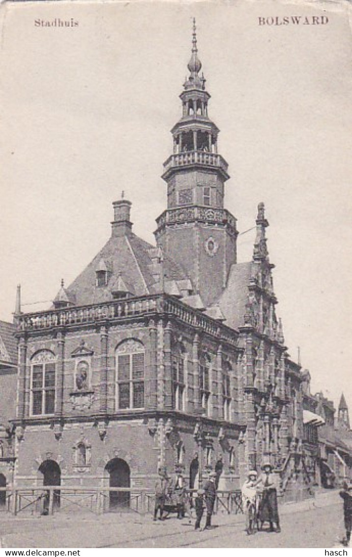 481224Bolsward, Stadhuis. (zie Hoeken En Randen) - Bolsward