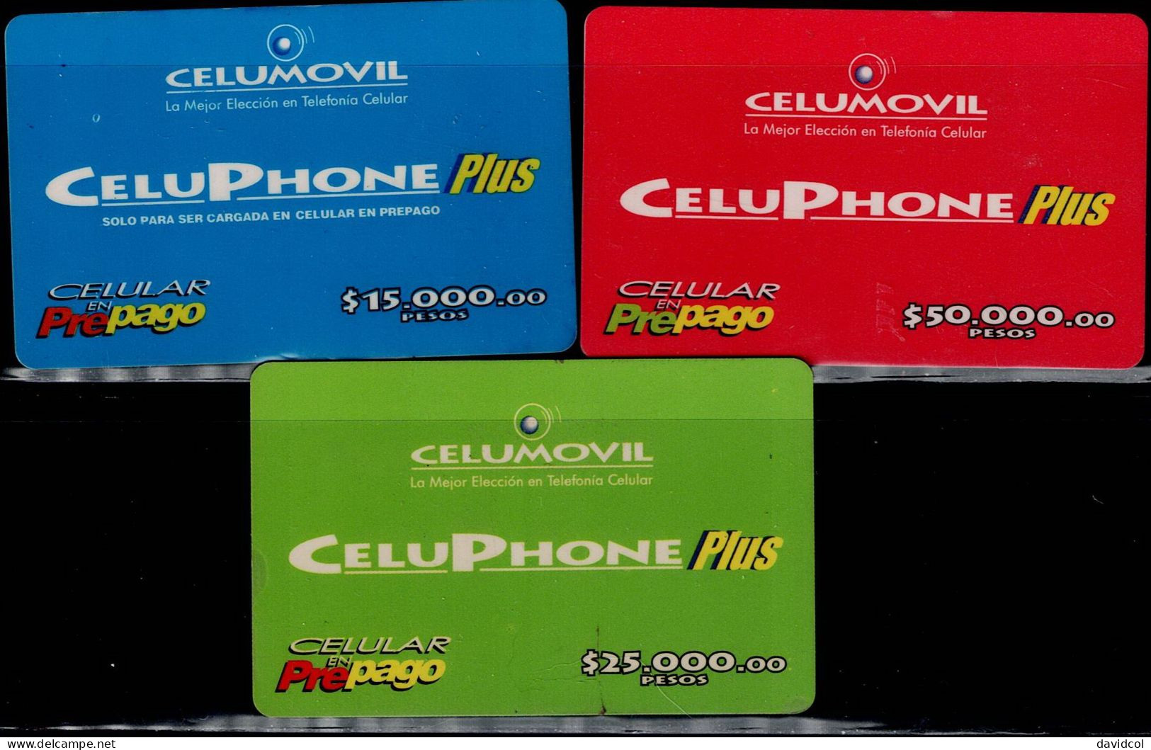 TT73-COLOMBIA PREPAID CARDS - 1998 - USED - CELUMOVIL - CELUPHONE PLUS - SCARCES - Colombia