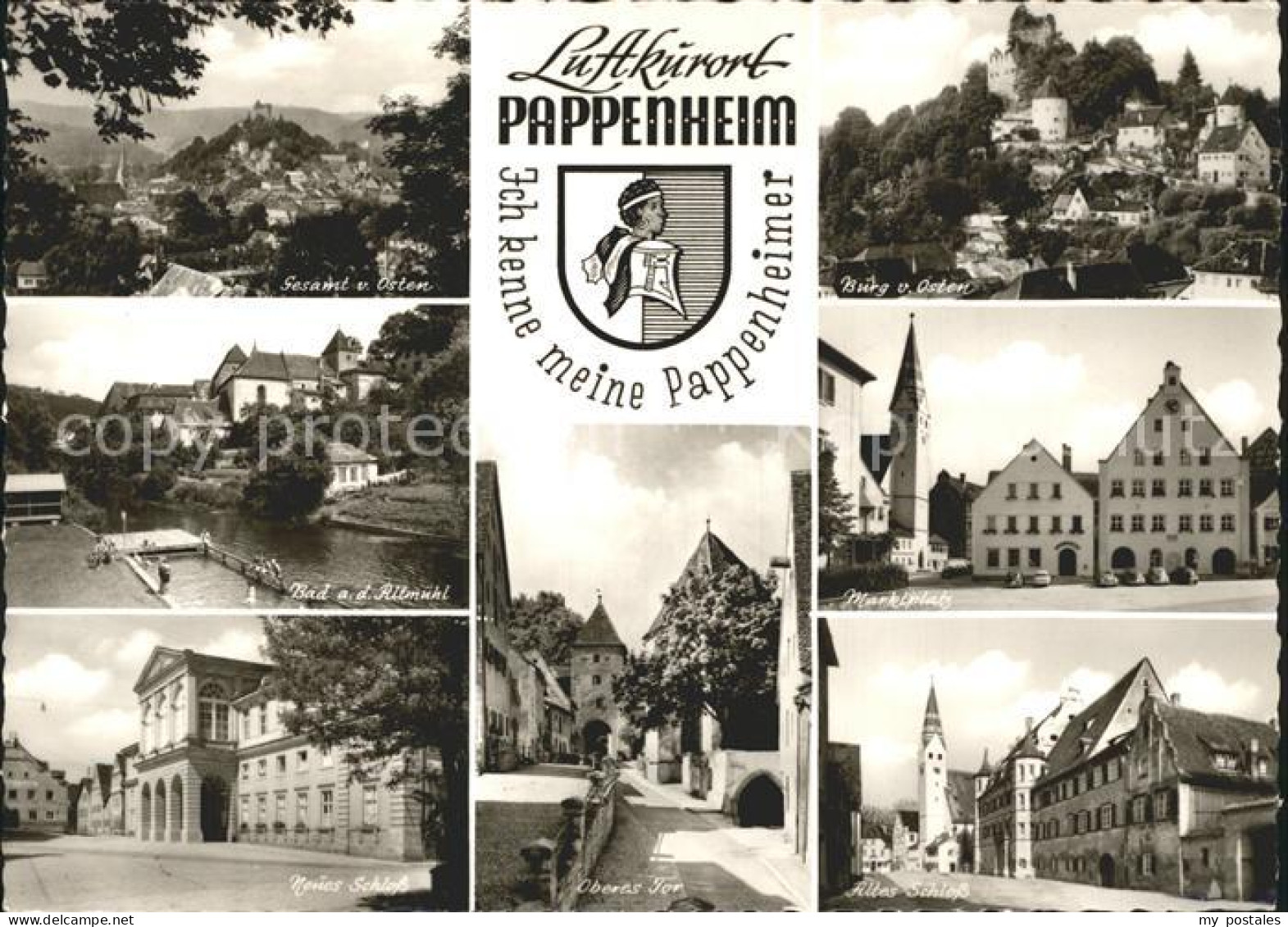 72281635 Pappenheim Mittelfranken Neues Altes Schloss Oberes Tor Burg  Pappenhei - Pappenheim