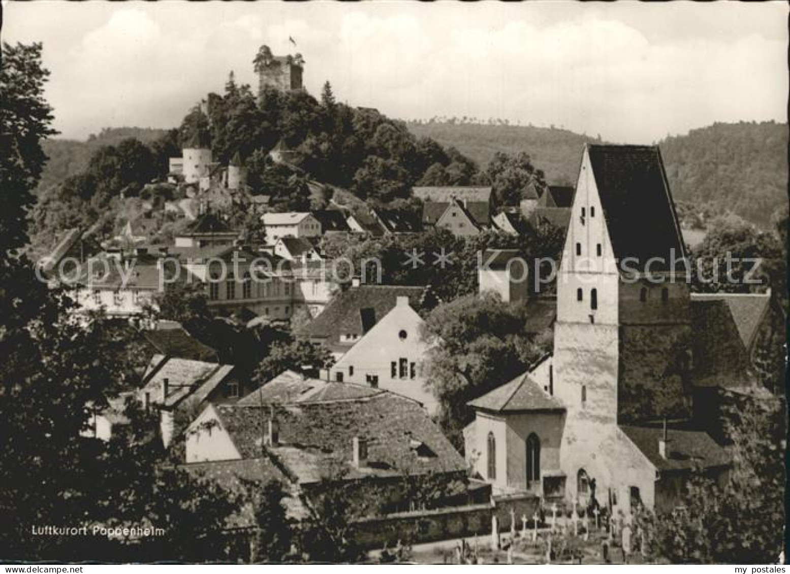 72281625 Pappenheim Mittelfranken St. Gallus-Kirche Burg  Pappenheim - Pappenheim