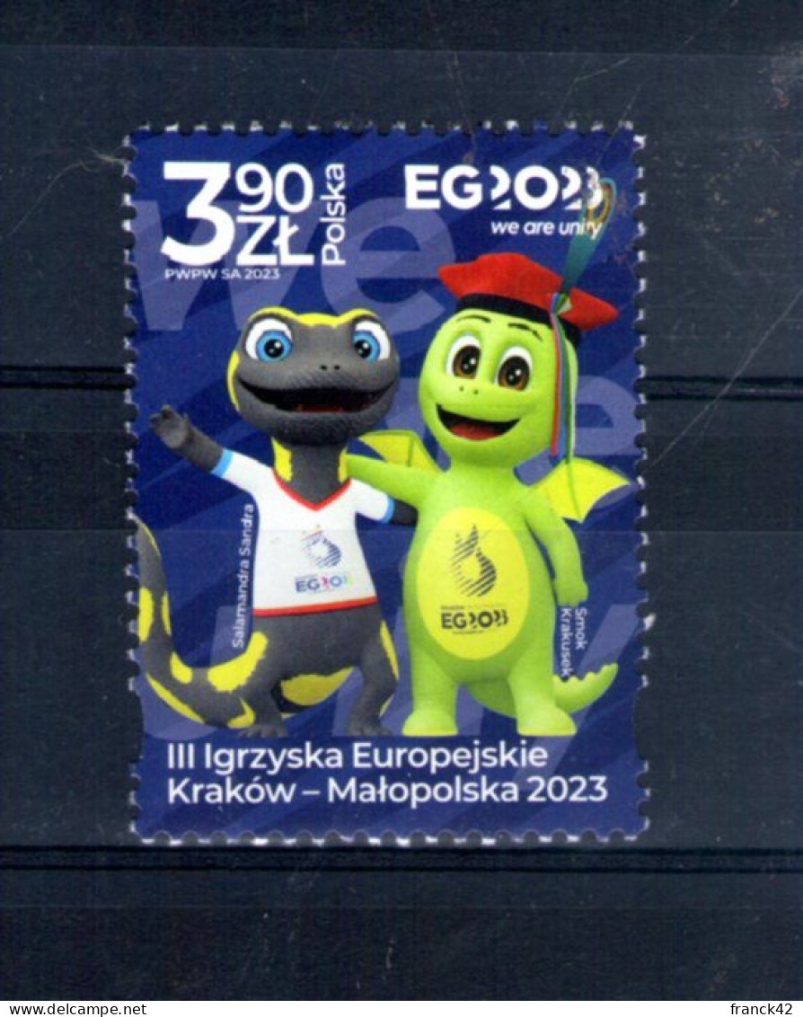 Pologne. 3e Jeux Européens. 2023 - Unused Stamps