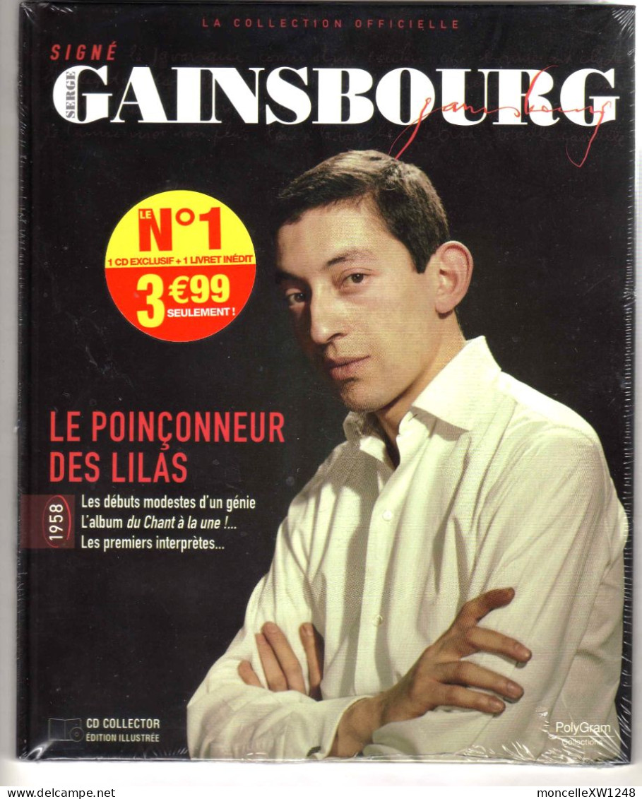 Serge Gainsbourg - Livret-disque N°1 "Signé Gainsbourg" 1958 (2013 - Le Monde) - Editions Limitées