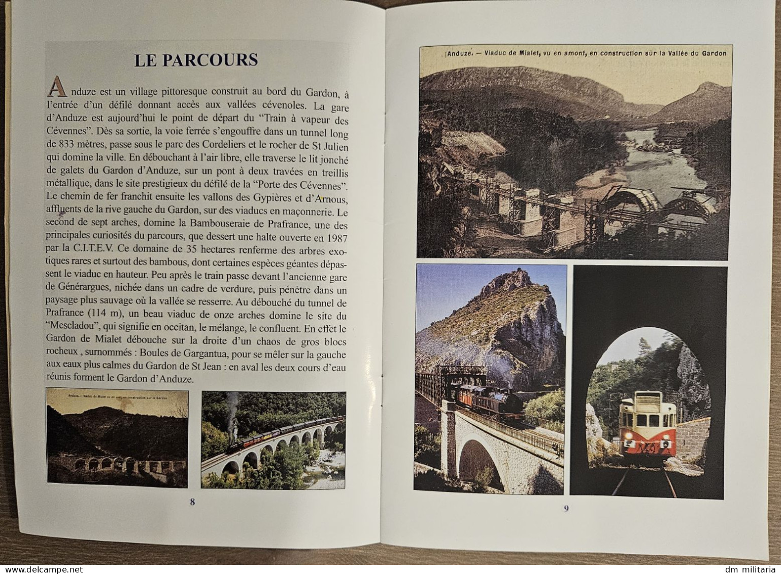 BROCHURE : Train à Vapeur Des Cévennes - Anduze - Saint Jean Du Gard - Bahnwesen & Tramways