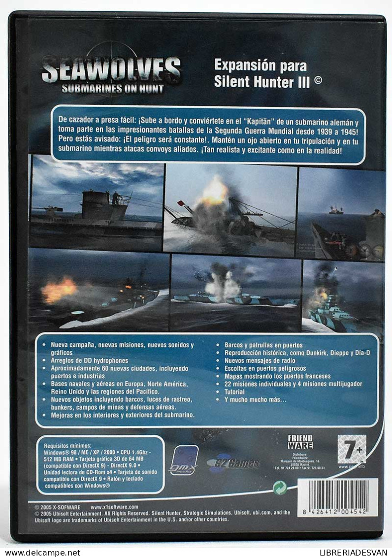 Seawolves. Submarines On Hunt. Expansión Para Silent Hunter III. PC - PC-Spiele